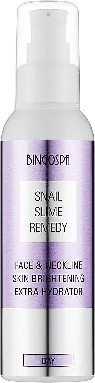 Крем для лица, шеи и декольте BingoSpa Snail Slime Remedy со слизью улитки 135 г