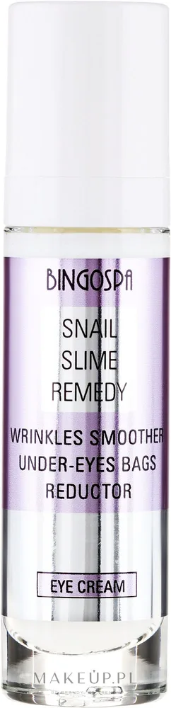 Крем для кожи вокруг глаз BingoSpa Snail Slime Remedy с муцином улитки разглаживающий 50 г