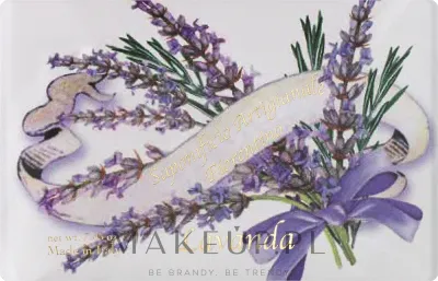 Saponificio Artigianale Fiorentino Lavender Soap мыло туалетное Лаванда 200 г, кусковое мыло с ароматом лаванды