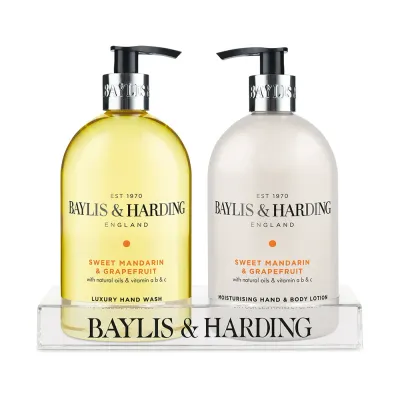 Набор для тела Baylis & Harding мандарин и грейпфрут лосьон и жидкое мыло 2x500 мл