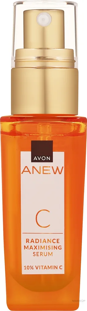 Avon Anew Vitamin C сыворотка для лица для сияния кожи, антивозрастной уход со стабилизированной аскорбиновой кислотой, цитрусовый аромат, 30 мл