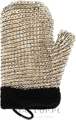 Массажная рукавица Suavipiel Black Men Sisal Glove для мужской кожи, 1 шт