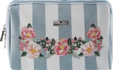 Косметичка Top Choice Shaplet 96525 с цветочной вышивкой, 20х12,5х8,5 см — фото 1