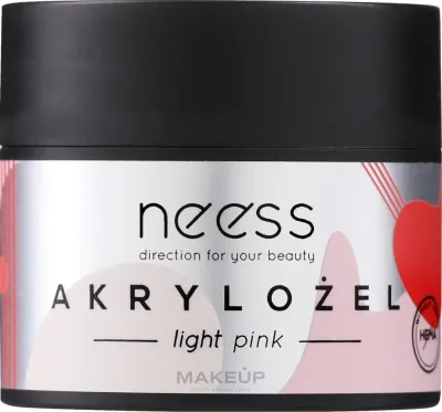 Акригель для ногтей Neess Acrylic Gel прозрачный, отверждается в лампе, 15 г
