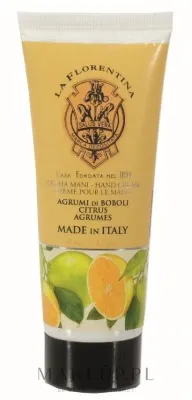 Крем для рук La Florentina Boboli Citrus Hand Cream с цитрусовыми экстрактами и маслом ши, 75 мл