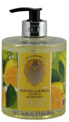 La Florentina Agrumi Di Boboli жидкое мыло для рук Цитрусы из садов Боболи 500 мл, цитрусовый аромат, Boboli Citrus Liquid Hand Soap