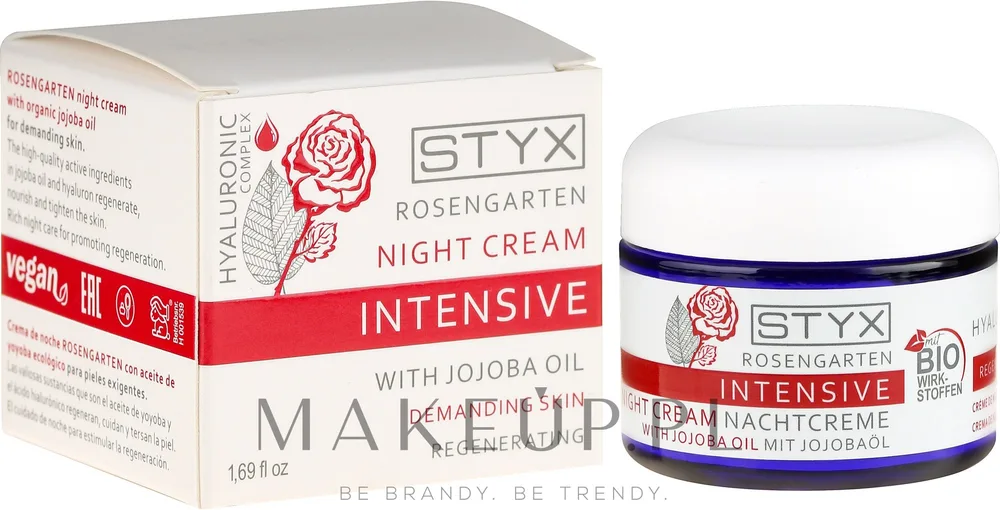 Крем для лица Styx Naturcosmetic Rose Garden Intensive интенсивный ночной 50 мл