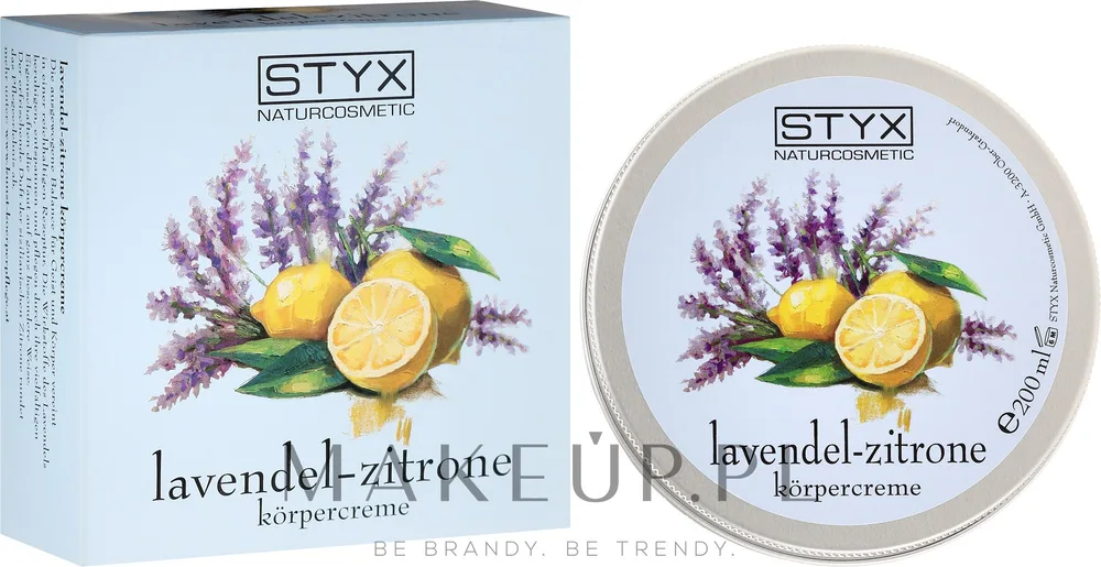Крем для тела Styx Naturcosmetic Lavender Lemon с лавандой и лимоном