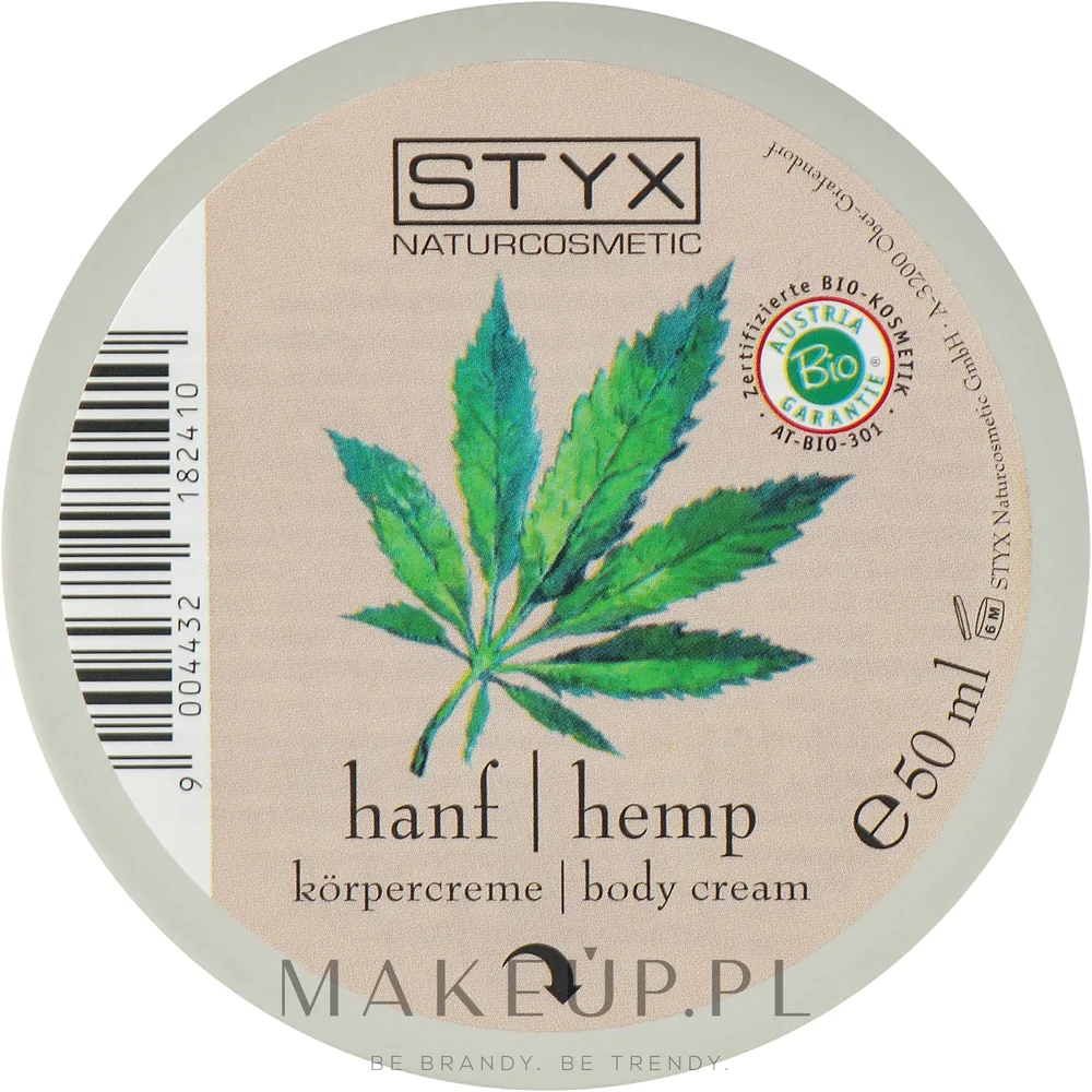Крем для тела Styx Naturcosmetic Hemp с маслом семян конопли 200 мл