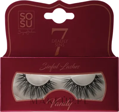 Накладные ресницы Sosu by SJ 7 Deadly Sins Sinful Lashes Greed на прозрачной полоске, 2 шт