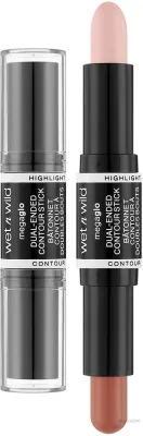 Стик для контурирования лица Wet N Wild Dual-Ended Contour Stick двусторонний, с хайлайтером и бронзером, 8 г