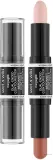 Стик для контурирования лица Wet N Wild Dual-Ended Contour Stick двусторонний, с хайлайтером и бронзером, 8 г, оттенок E7511 - Light-Medium — фото 1