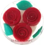 Глицериновое мыло Bulgarian Rose Rosa Fantasy красная роза, 100 г — фото 1