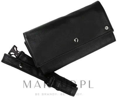 Чехол на пояс для кистей Lussoni Makeup Brush Belt из экокожи, на 16 кистей, регулируемый, 1 шт