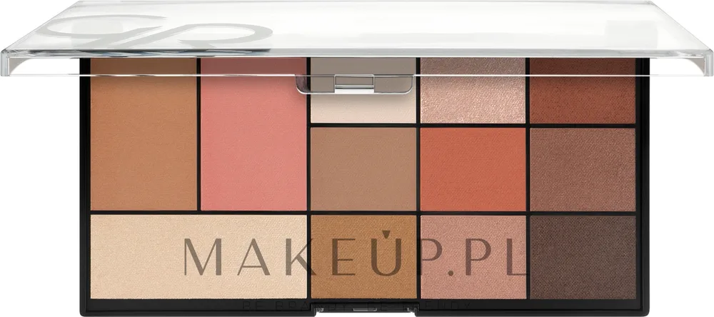 Палетка для макияжа лица и глаз Golden Rose City Style Face & Eye Palette, оттенок 01 - Warm Nude