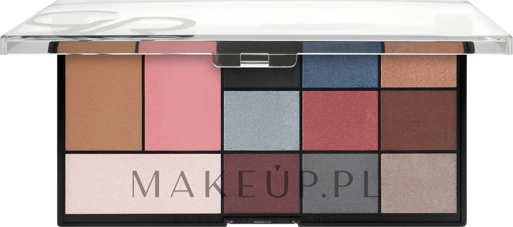 Палетка для макияжа лица и глаз Golden Rose City Style Face & Eye Palette, оттенок 02 - Smokey