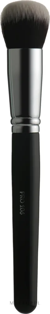 Кисть кабуки Lussoni PRO 106 Round Top из ворса таклон, 188 мм
