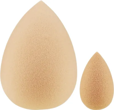 Набор губок для макияжа Lussoni Raindrop Makeup Sponge Set два размера, для растушёвки, 2 шт