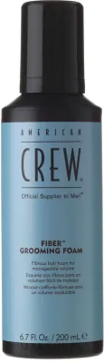 Пенка для укладки волос American Crew Fiber Grooming Foam для объёма, 200 мл