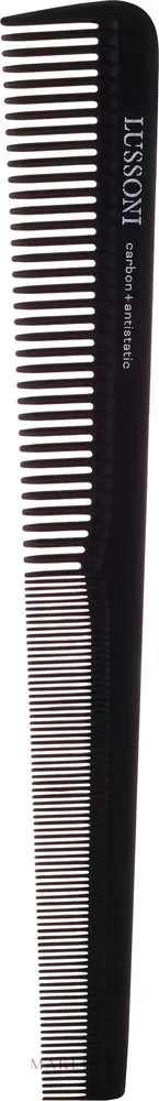 Карбоновая расчёска для стрижки бороды Lussoni CC 114 Barber Comb