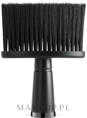 Щётка парикмахерская Lussoni Neck Brush для шеи, с мягкой синтетической щетиной, чёрная, 1 шт