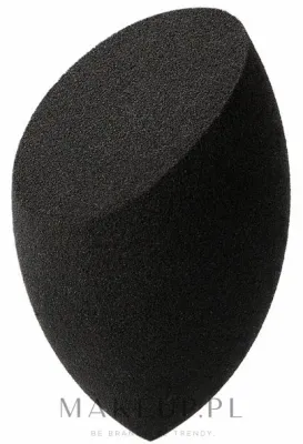 Губка для макияжа Kashoki Olive Cut Make Up Sponge Black фигурная, без латекса, 1 шт