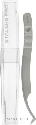 Пинцет профессиональный для наращивания ресниц Staleks PRO Expert TE-41/2