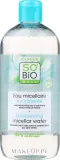 Увлажняющая мицеллярная вода So'Bio Etic Aloe Vera с био-алоэ и васильком для снятия макияжа, 500 мл — фото 3