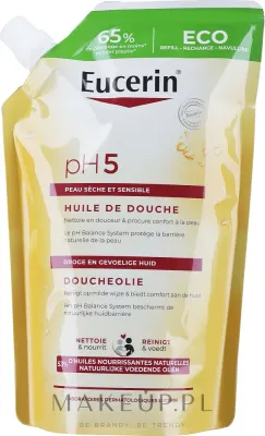 Масло для душа Eucerin pH5 Shower Oil для чувствительной кожи, сменный блок, 400 мл