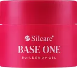Silcare UV Gel Builder Base One French Pink гель строительный для наращивания ногтей однофазный самовыравнивающийся камуфлирующий розовый, для лампы, маникюр — фото 1