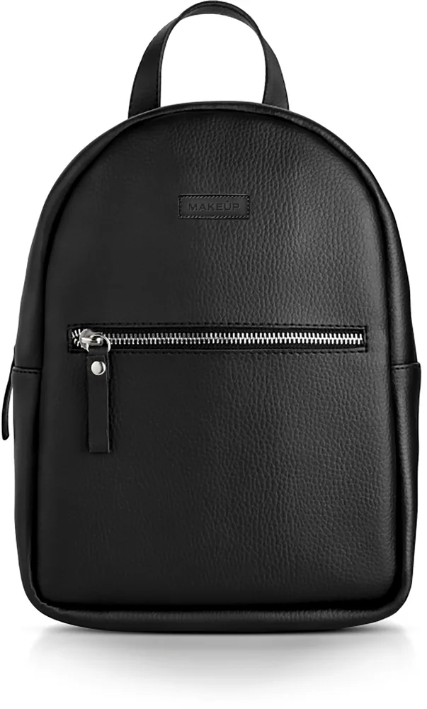 Рюкзак MAKEUP Sleek and Chic чёрный, с чехлом, 28 x 23 x 9 см