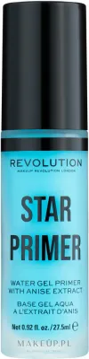 База под макияж Makeup Revolution Star Primer с лёгкой текстурой, выравнивающая тон, 27,5 мл