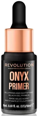 База под макияж Makeup Revolution Onyx Primer матирующая, с гелевой текстурой, 18 мл