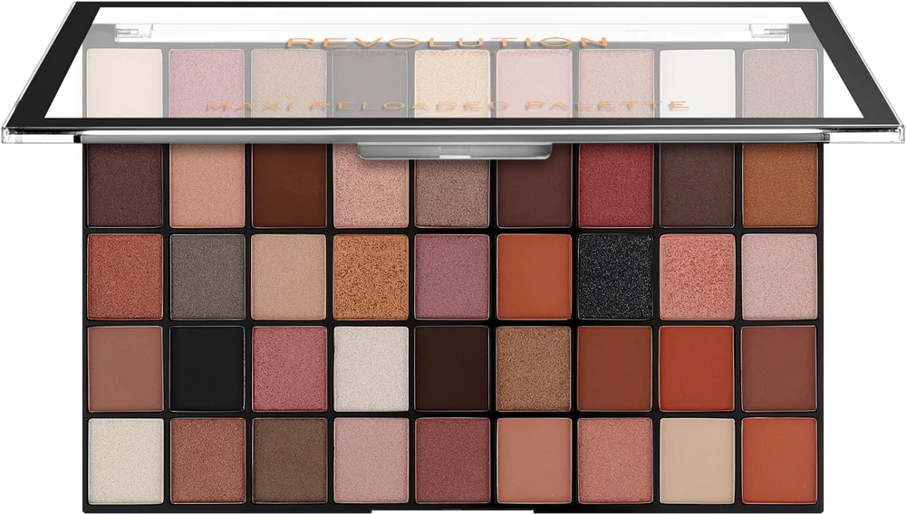 Палетка теней для век Makeup Revolution Maxi Reloaded Palette 45 оттенков, оттенок Large It Up