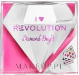 Палетка теней для век I Heart Revolution Diamond Bright Palette, 20 оттенков, металлик и мерцание, 84,8 г — фото 3
