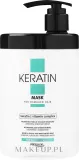 Маска для волос Prosalon Keratin кератиновая, для повреждённых волос, витамины A, E, B5, биотин и масло розы, восстановление, 1000 г — фото 1