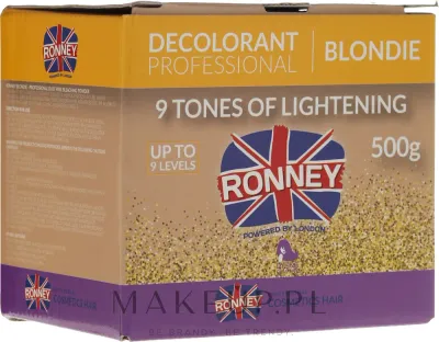 Пудра для осветления волос Ronney Professional Decolorant Blondie до 9 тонов, профессиональная, 500 г