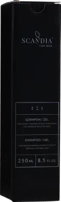 Шампунь и гель для душа 2 в 1 для мужчин Scandia Cosmetics, 250 мл