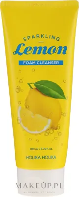 Holika Holika Warm пенка для умывания лица очищающая с лимоном 200 мл, Sparkling Lemon Foam Cleanser