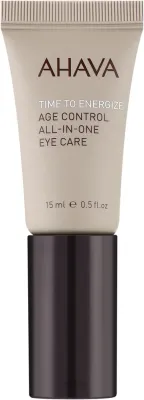 Крем для кожи вокруг глаз Ahava Time To Energize Age Control All In One Eye Care для мужчин, с минералами Мёртвого моря, 15 мл
