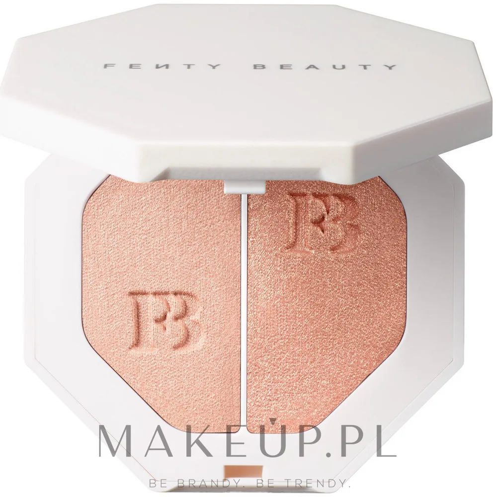 Хайлайтер для лица Fenty Beauty Killawatt Freestyle Highlighter пудровый, с сияющими частицами, 7 г, оттенок Girl Next Door/Chic Phreak