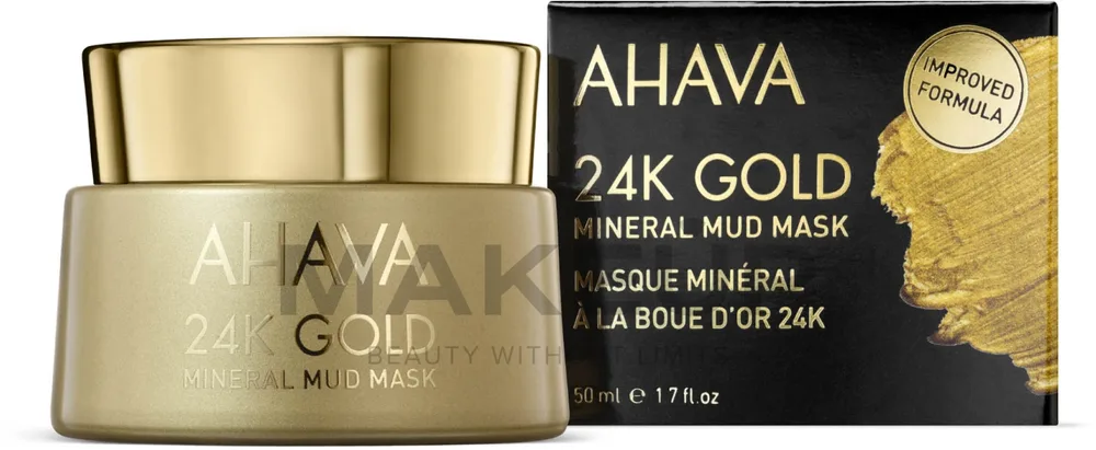 Маска для лица с золотом на основе минеральной грязи Ahava 24K Gold Mineral Mud Mask