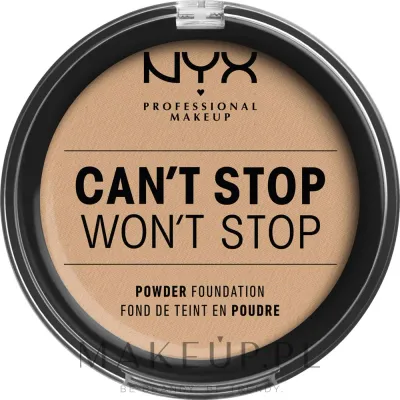 Пудровая тональная основа NYX Professional Makeup Can't Stop Won't Stop Powder Foundation, 10.7 г