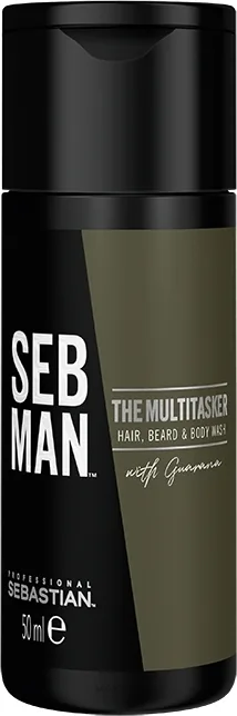 Гель для душа Sebastian Professional Seb Man The Multi-Tasker 3в1 волосы борода тело, гуарана и алоэ, 1000 мл