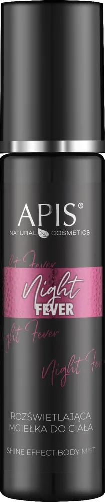 Мист для тела APIS Professional Night Fever Shine Effect с мерцающим эффектом и алоэ 150 мл