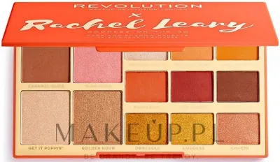 Палетка для макияжа Makeup Revolution x Rachel Leary Goddess On The Go, 13 средств, с зеркалом, 20,8 г