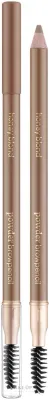Карандаш-тени для бровей Paese Powder Browpencil со встроенной щёточкой, матовый, 1,19 г