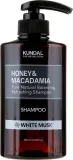 Шампунь для волос Kundal Honey and Macadamia Shampoo White Musk натуральный, балансирующий, освежающий, Белый мускус — фото 3