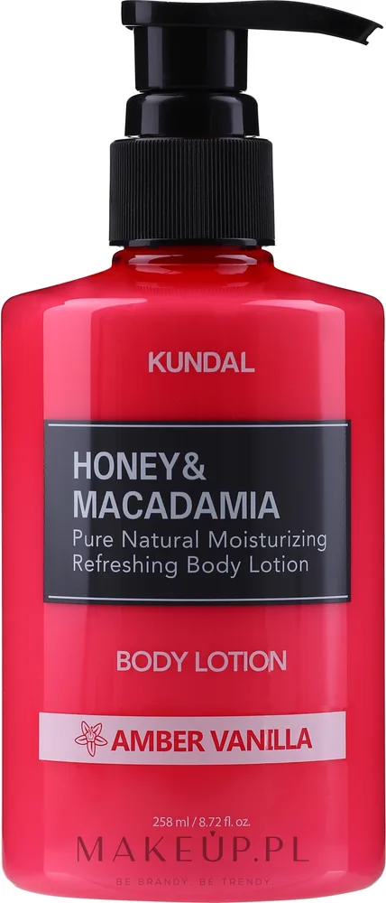 Увлажняюще-освежающий бальзам для тела Амбра и ваниль Kundal Honey & Macadamia Body Lotion Amber Vanilla