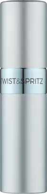 Атомайзер для духов Travalo Twist и Spritz Pale Blue, алюминиевый, до 5 мл